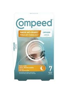 COMPEED PARCHE ANTI-GRANOS LIMPIADOR TRIPLE ACCION  7 UNIDADES
