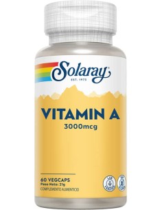 SOLARAY VITAMIN A 60VEGCAPS
