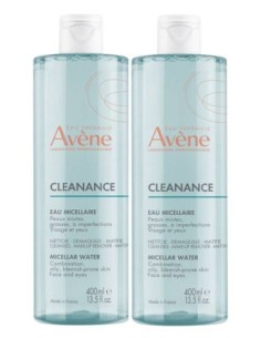 AVENE CLEANANCE PACK EAU MICELLAIRE 2 X 400ML -50% 2· UNIDAD