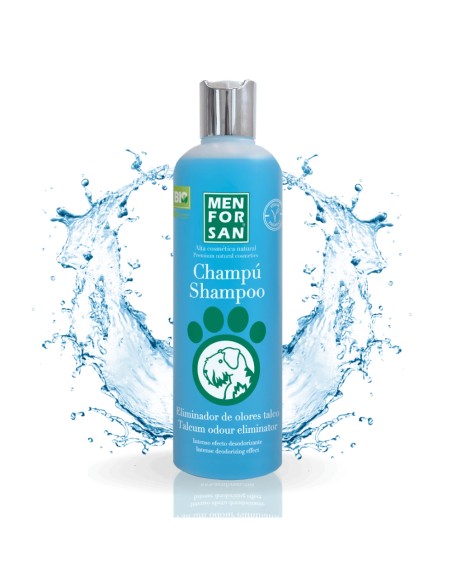 MENFORSAN CHAMPU ELIMINADOR DE OLORES TALCO PERRO 300ML