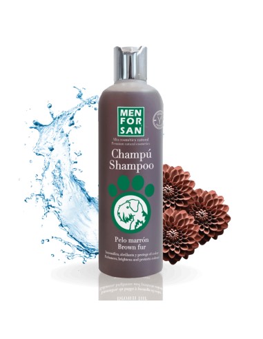 MENFORSAN CHAMPU PERRO PELO MARRON 300ML