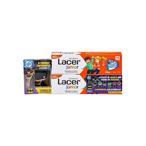 Lacer Junior Duplo Gel Dental Fresa 2 X 75ml