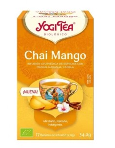 YOGITEA CHAI MANGO 17 BOLSITAS