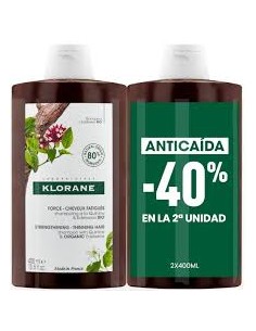 KLORANE CHAMPU QUININA DUPLO 2 X 400ML
