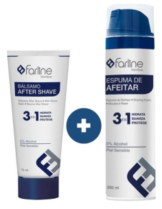 FARLINE HOMBRE AFTERSHAVE + ESPUMA AFEITAR