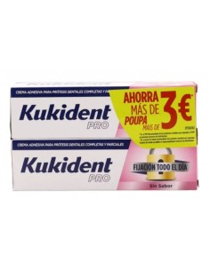 KUKIDENT PRO FIRMEZA AL MASTICAR  1 ENVASE 40 G SIN SABOR DUPLO