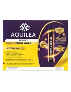 AQUILEA BEAUTY TOTAL GOLD  14 AMPOLLAS BEBIBLES