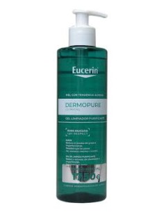 EUCERIN DERMOPURE OIL CONTROL GEL LIMPIADOR FACIAL 1 ENVASE 400 ML
