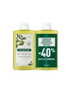 KLORANE DUPLO CHAMPU CIDRA 2 X 400ML