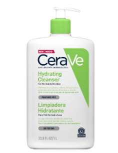 CERAVE GEL LIMPIADOR HIDRATANTE 1 LITRO -25% DESCUENTO