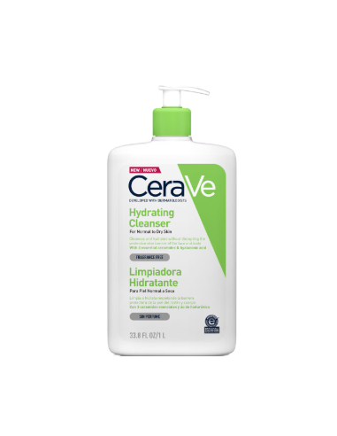 CERAVE GEL LIMPIADOR HIDRATANTE 1 LITRO -25% DESCUENTO