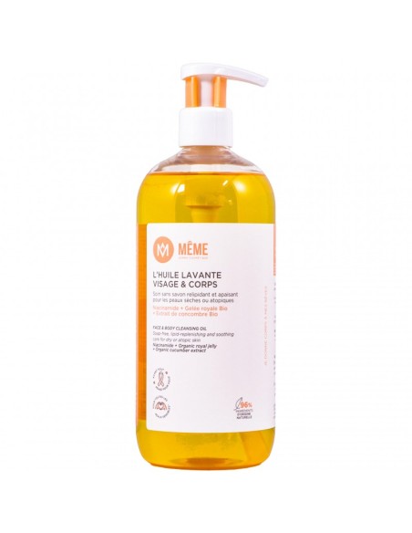 MEME ACEITE LIMPIADOR PARA CARA Y CUERPO  1 ENVASE 500 ML