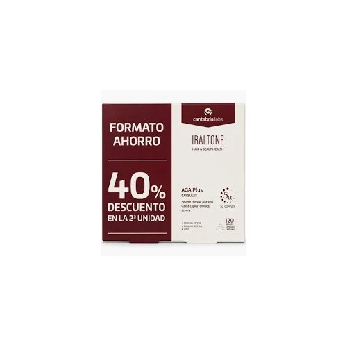 Iraltone Aga Plus Pack Duplo 60 + 60 Capsulas