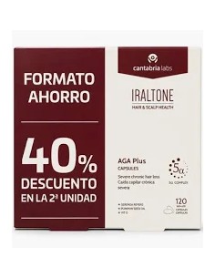 IRALTONE AGA PLUS PACK DUPLO 60 + 60 CAPSULAS