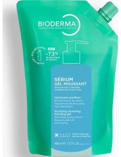 BIODERMA SEBIUM GEL MOUSSANT 1 ENVASE 400 ML RECARGA