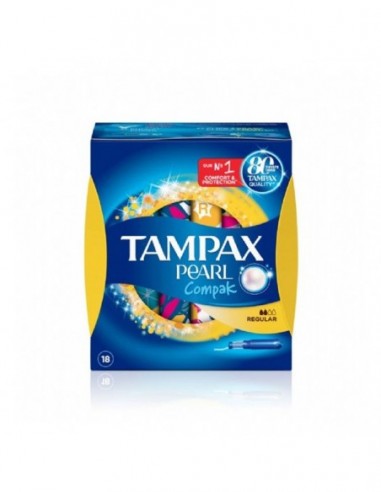 Tampax Compak Pearl Tampon 100% Algodon