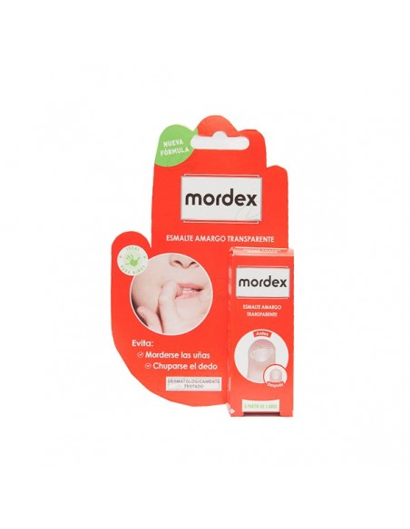 Comprar Mordex Esmalte Amargo Transpatente 9ml Con Pincel a precio online