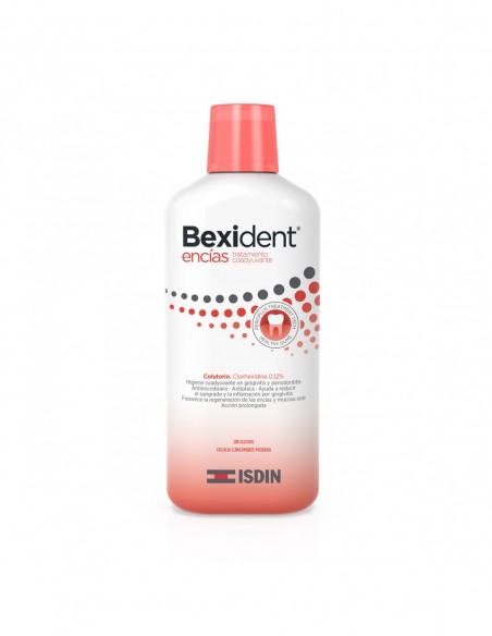 BEXIDENT ENCIAS TRATAMIENTO COADYUVANTE CLORHEXIDINA 0,12% COLUTORIO 1 ENVASE 500 ML