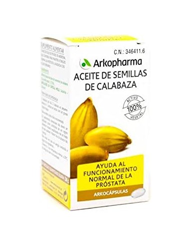 Arkocapsulas Aceite De Calabaza 50...