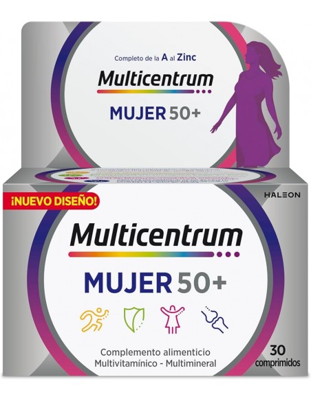 Comprar Multicentrum Mujer 50 + 30 Comprimidos a precio online