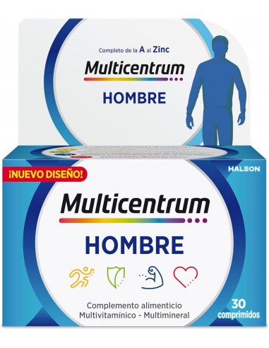 Multicentrum Hombre 30 Comprimidos