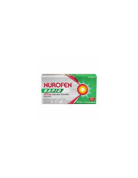 NUROFEN RAPID 400 MG 20 CAPSULAS BLANDAS