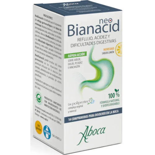 Aboca Neobianacid 14 Comprimidos Sabor Limon