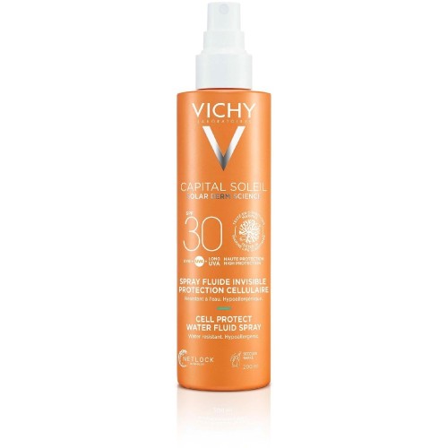 Vichy Capital Soleil Cell Protect Water Fluid Spf30 Spray 200ml