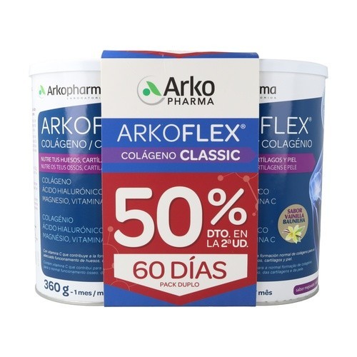 Arkopharma Arkoflex Colageno Classic Duplo Vainilla 2 X 360g 2a Unidad 50% Descuento