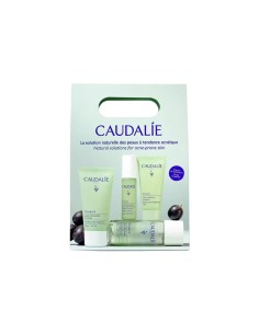 CAUDALIE VINOPURE STARTER PACK CLEANSER 30ML + TONICO 50ML + SERUM 10ML + MATIFICANTE 15ML
